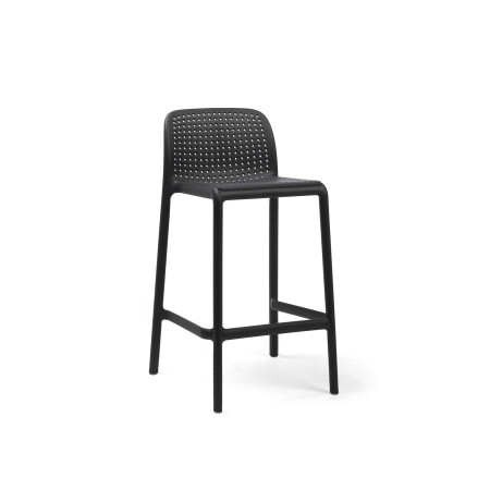 Tabouret Lido Mini Nardi, coloris antracite
