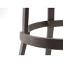 Tabouret Stack Maxi terra, détail du repose-pieds