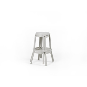 Tabouret Stack Maxi Nardi, coloris gesso