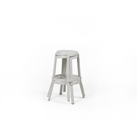 Tabouret Stack Maxi Nardi, coloris gesso