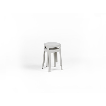 Tabouret Stack Mini Nardi, coloris gesso