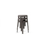 Tabourets Stack Mini terra empilés