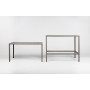 Table Cube 140x80 en terrasse