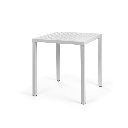 Table Cube 70 Nardi, coloris bianco