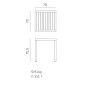 Dimensions, Table Cube 70 Nardi