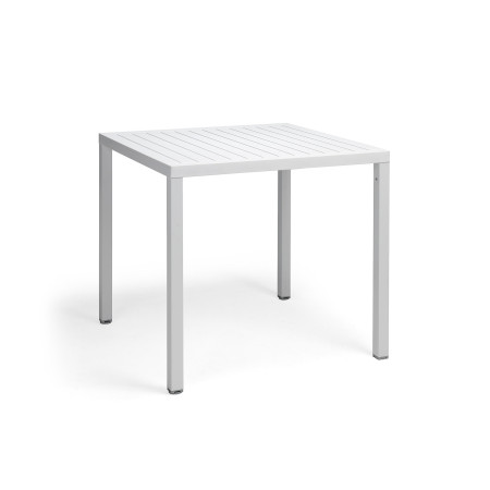 Table Cube 80 Nardi, coloris bianco