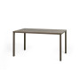 Table Cube 140x80 Nardi, coloris tabacco