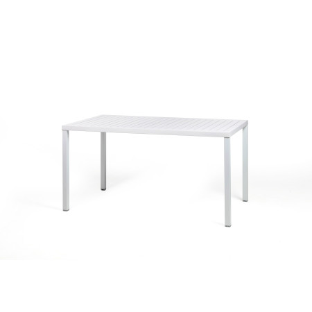 Table Cube 140x80 Nardi, coloris bianco