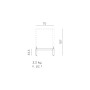 Dimensions, Kit Cube 70 High Nardi
