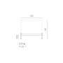 Dimensions, Kit Cube 120x70 High Nardi