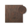Plateau stratifié HPL 80x80 cm Nardi, finition Corten