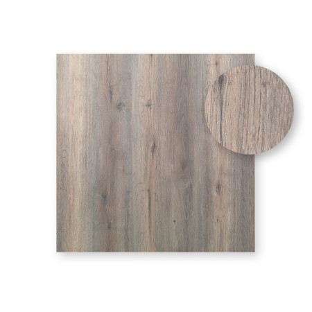 Plateau stratifié HPL 90x90 cm Nardi, finition Legno