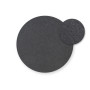 Plateau stratifié HPL Ø80 cm Nardi, finition Antracite Materia