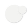 Plateau stratifié HPL Ø80 cm Nardi, finition Bianco