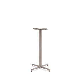 Base de table haute CALICE Alu High Nardi, coloris tortora