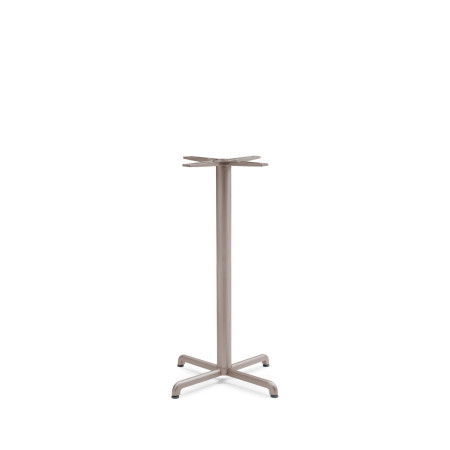 Base de table haute CALICE Alu High Nardi, coloris tortora