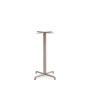 Base de table haute CALICE Alu High Nardi, coloris tortora
