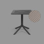 Table CLIP 70 Nardi, vue de trois quarts