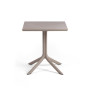 Table CLIP Mat 70 Nardi, coloris tortora