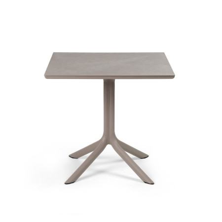 Table CLIP Mat 80 Nardi, coloris tortora