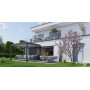 Pergola Biohort 3,5 x 3, en situation