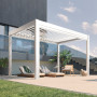 Pergola Biohort 3 x 3, blanche, en situation