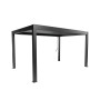 Pergola Biohort 5 x 3,5, cadre et lamelles gris foncé métallique