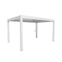 Pergola Biohort 5 x 3,5, cadre et lamelles blancs