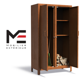 Armoire de jardin corten - ME