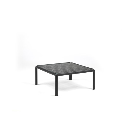 Table basse KOMODO plateau verre Nardi, structure antracite