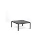Table basse KOMODO plateau verre Nardi, structure antracite