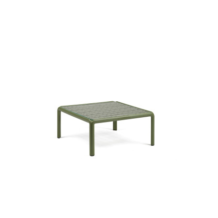 Table basse KOMODO plateau verre Nardi, structure agave