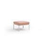 Pouf KOMODO Nardi, structure bianco · tissu Rosa Quarzo