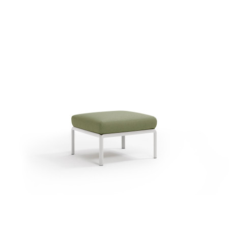 Pouf KOMODO Nardi, structure bianco · tissu Giungla Sunbrella®