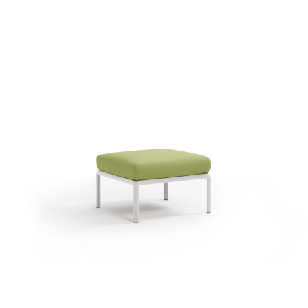 Pouf KOMODO Nardi, structure bianco · tissu Avocado Sunbrella®