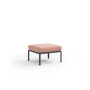 Pouf KOMODO Nardi, structure antracite · tissu Rosa Quarzo