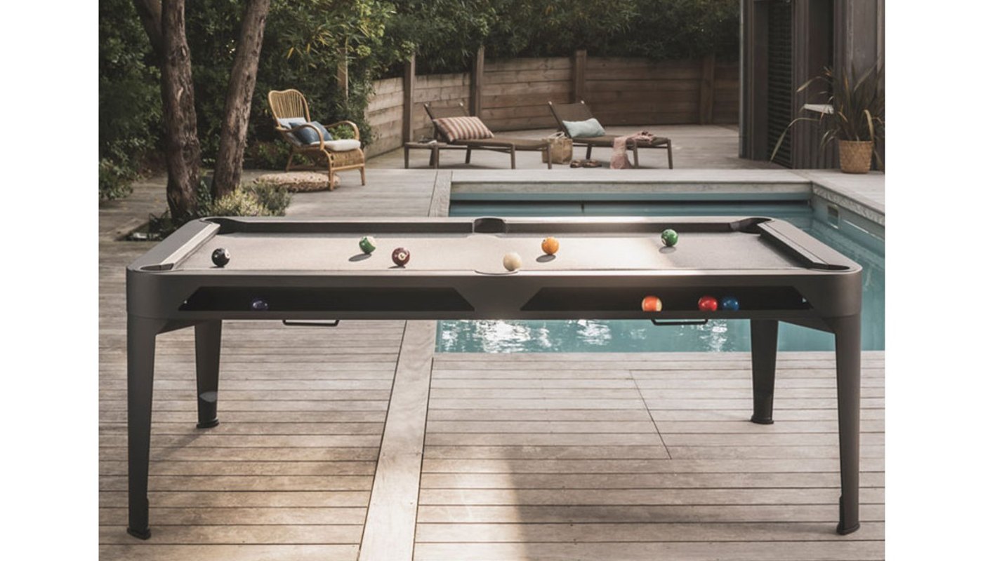 Billard Hyphen outdoor gris noir Cornilleau – vue 2