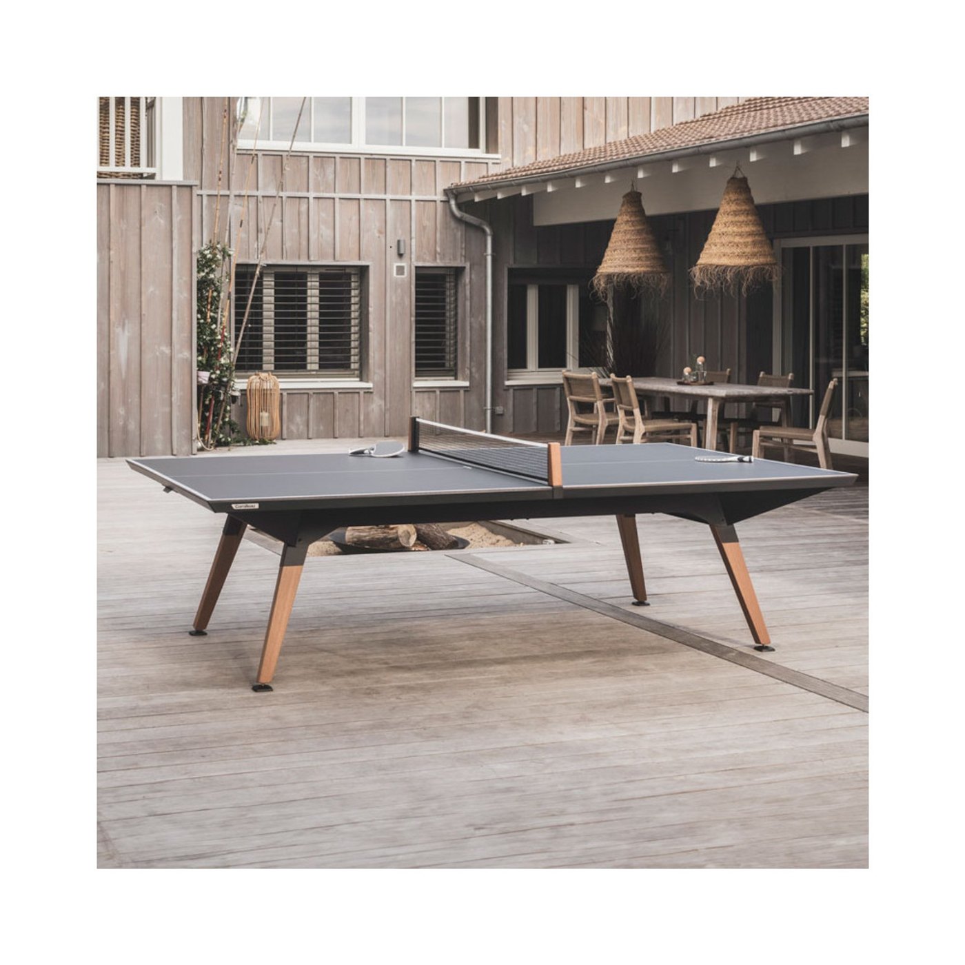 Table Origin Outdoor noir Cornilleau – vue 2
