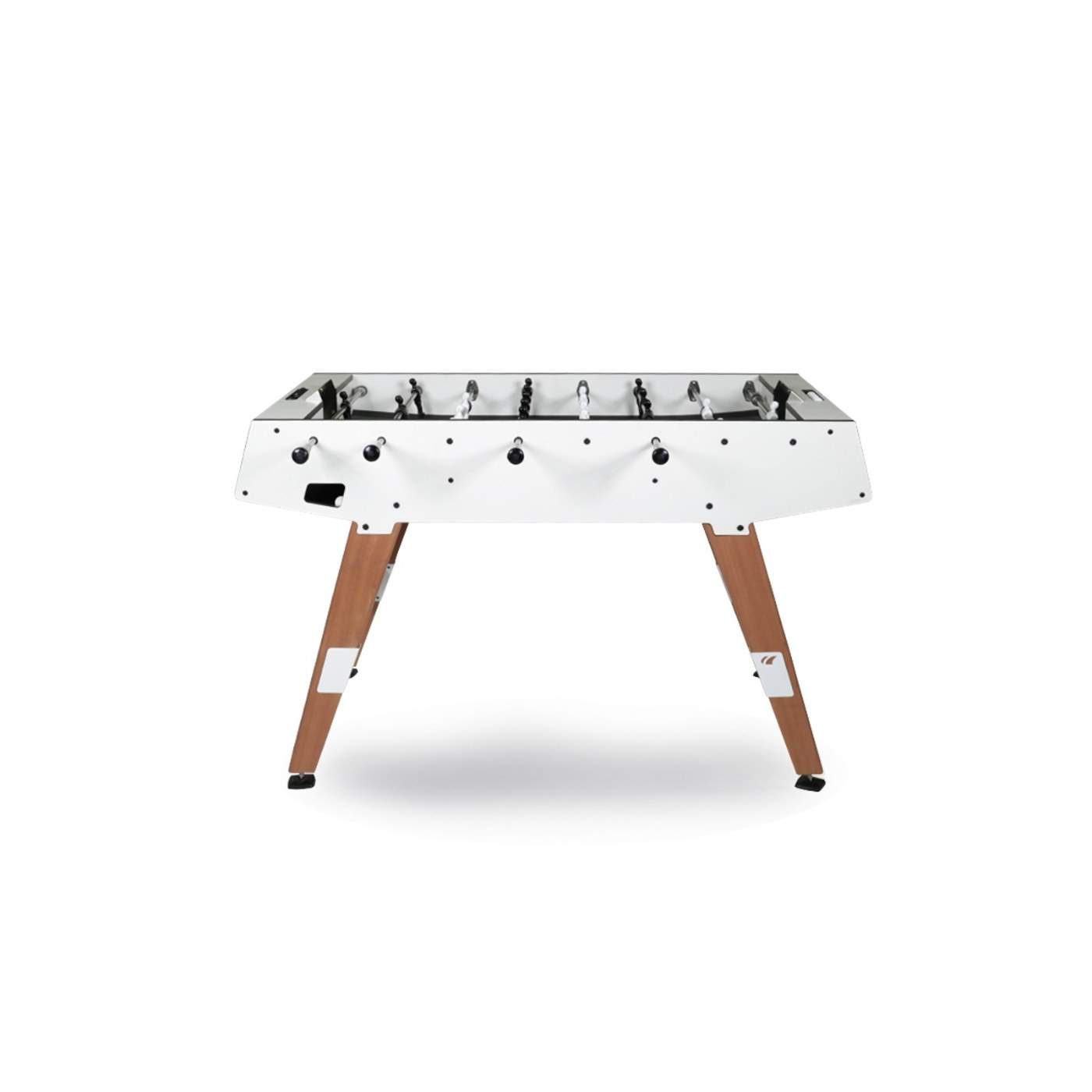Baby-foot Origin blanc, vue de profil