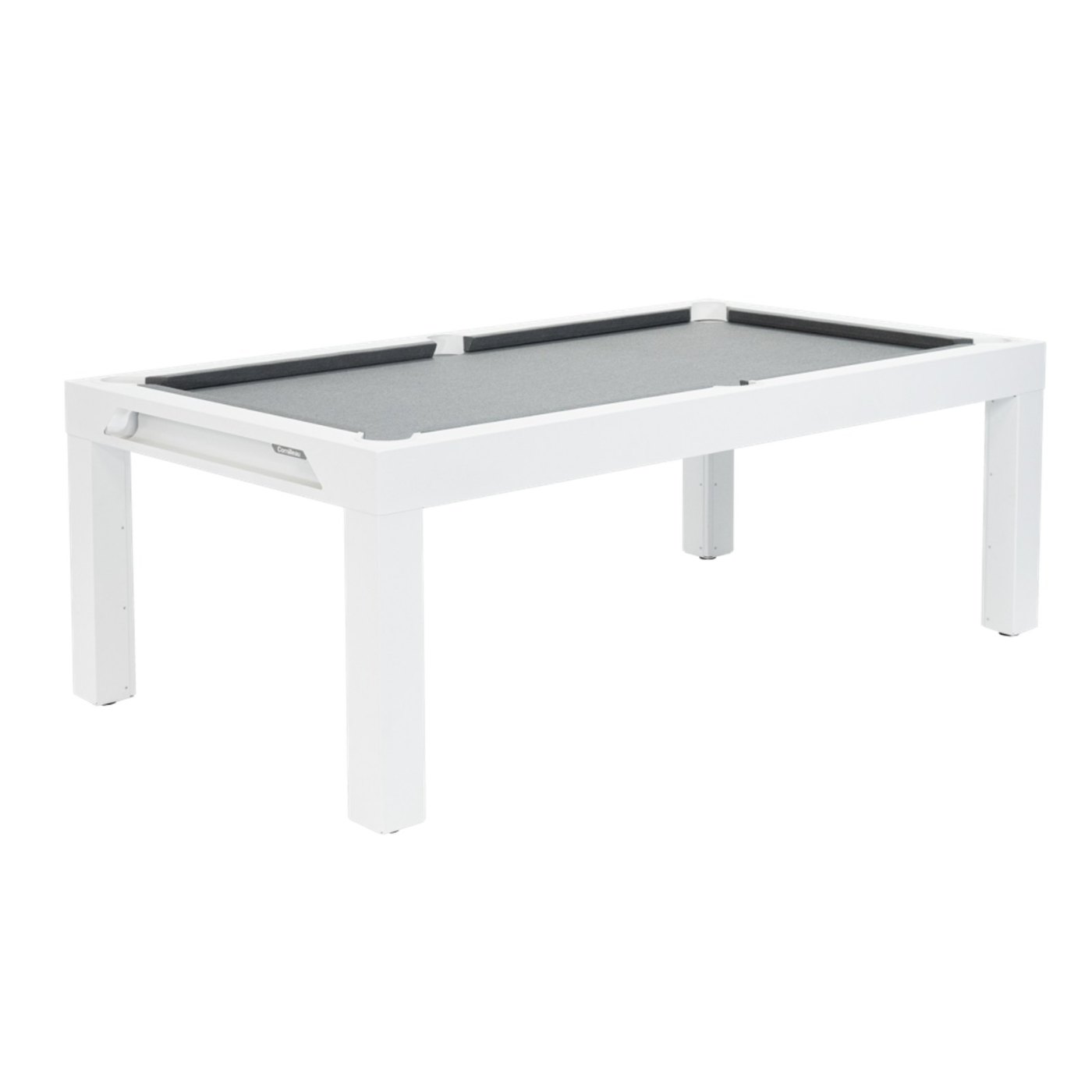 Billard Classic blanc, vue de trois quarts