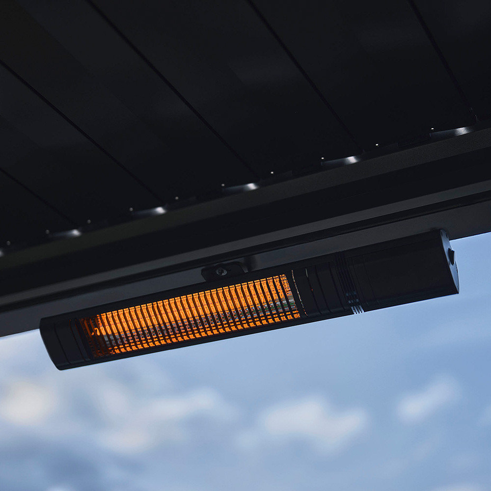 Chauffage radiant Biohort pour pergola