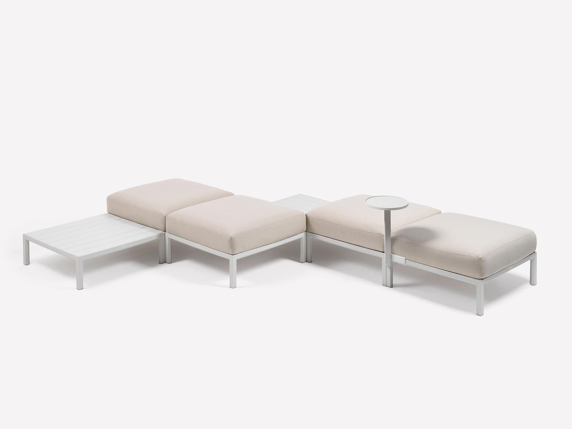Salon NARDI Maximo Gesso avec table d’appoint 33