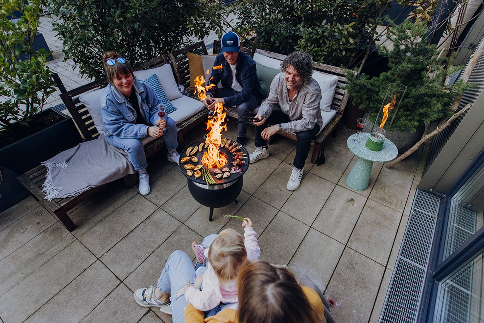 Cuisson sur la plancha MOON 45