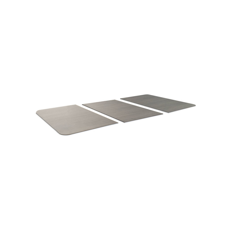 Plateaux de table pour billard Hyphen gris noir – décor bois – Cornilleau – vue 3