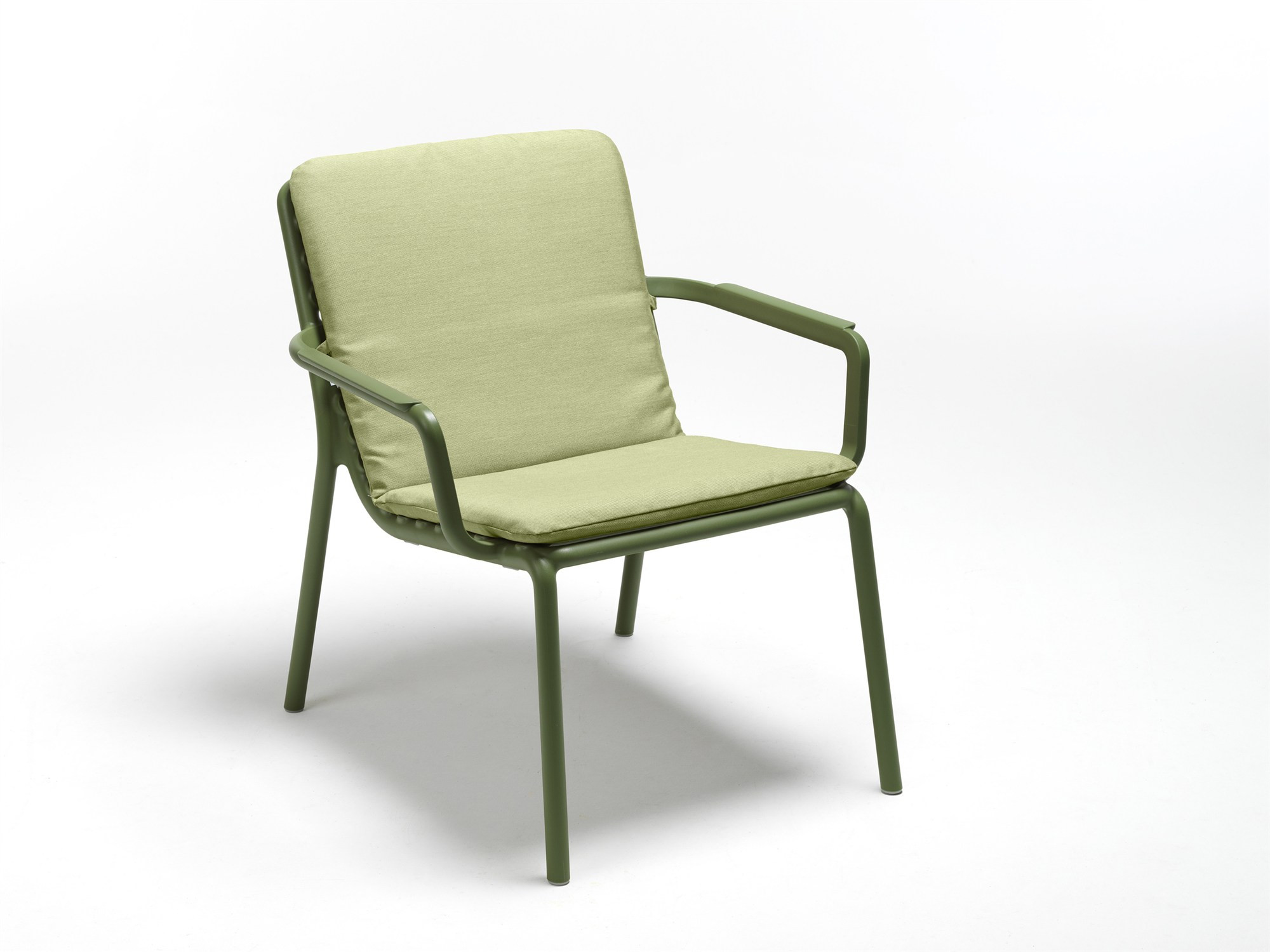 Fauteuil Doga Relax agave avec coussin avocado