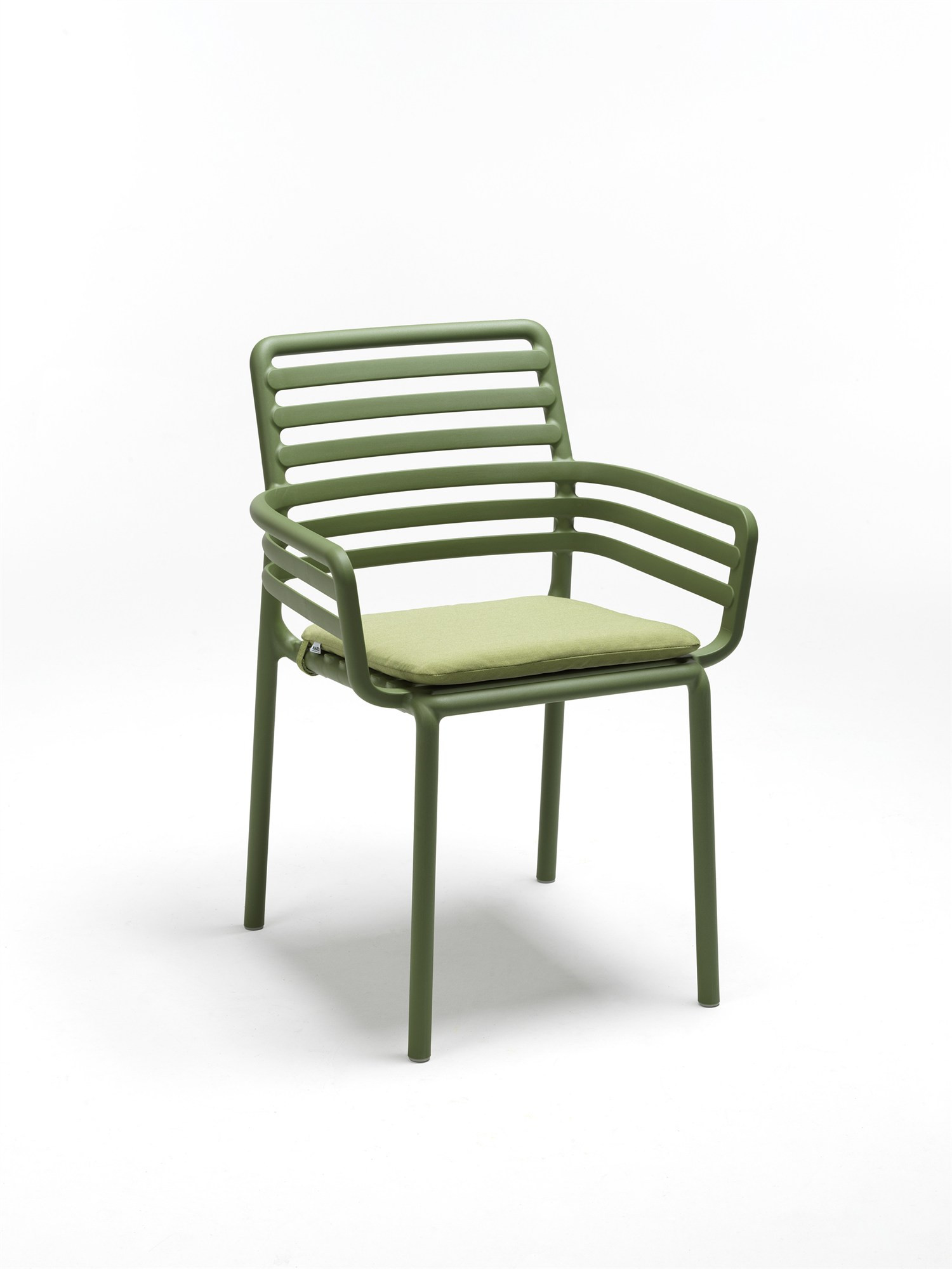 Fauteuil Doga agave avec coussin avocado