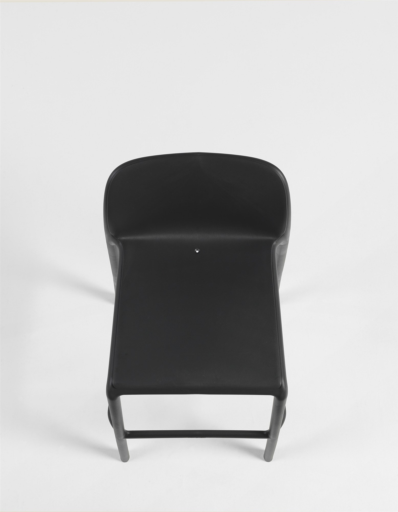 Tabouret Faro Mini antracite, vue de face