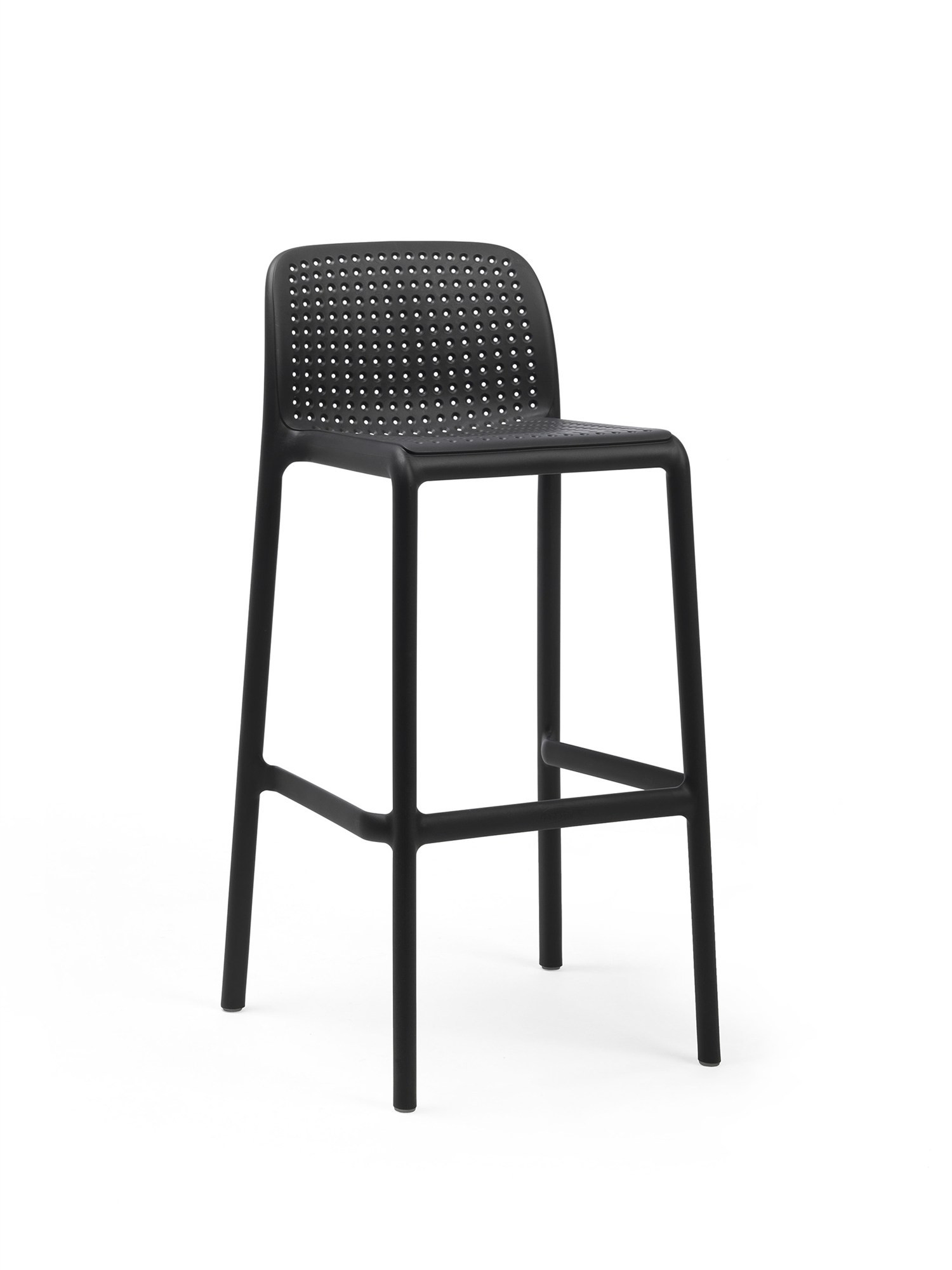 Tabouret de bar Lido Nardi, coloris antracite
