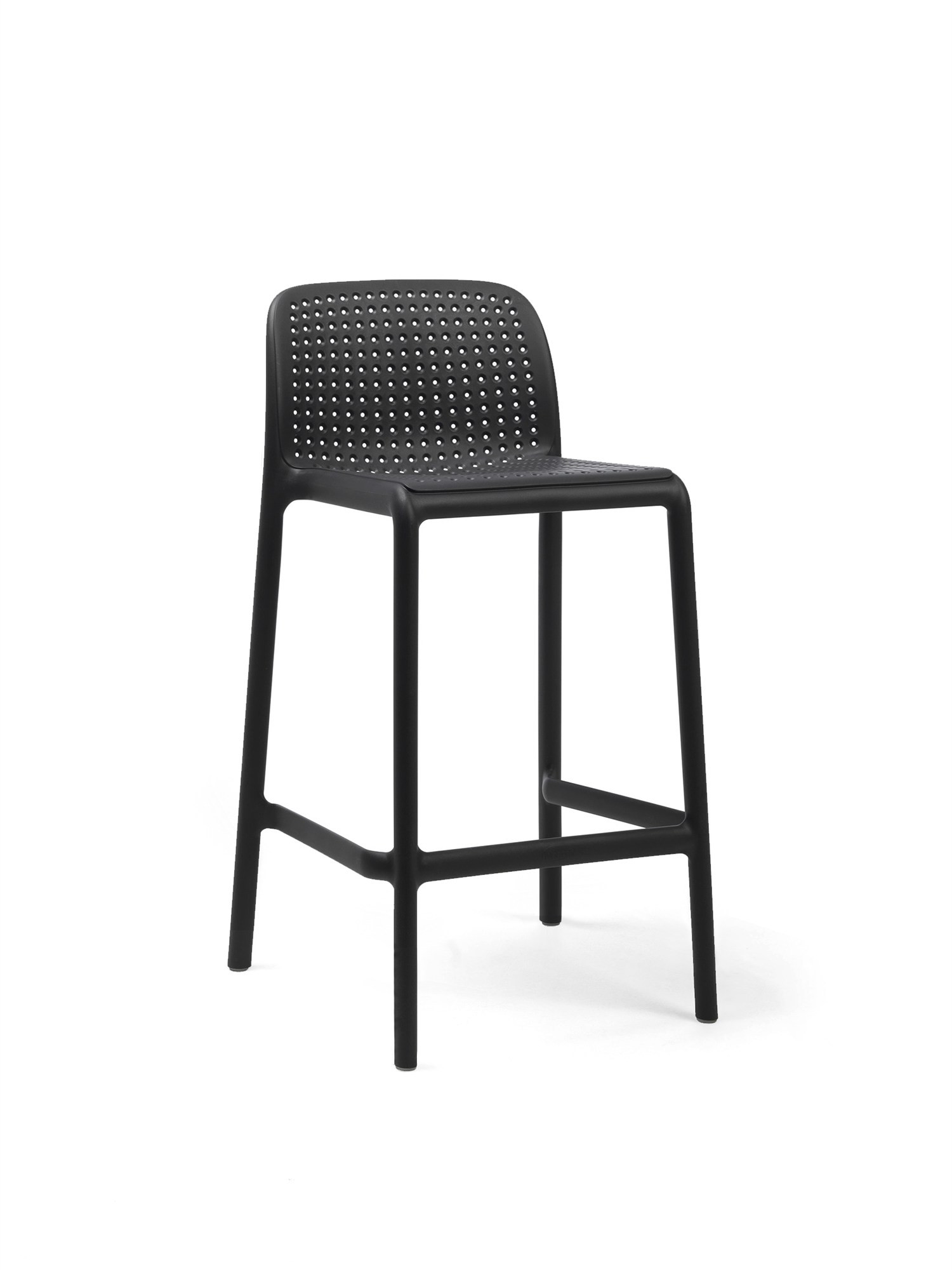 Tabouret Lido Mini Nardi, coloris antracite