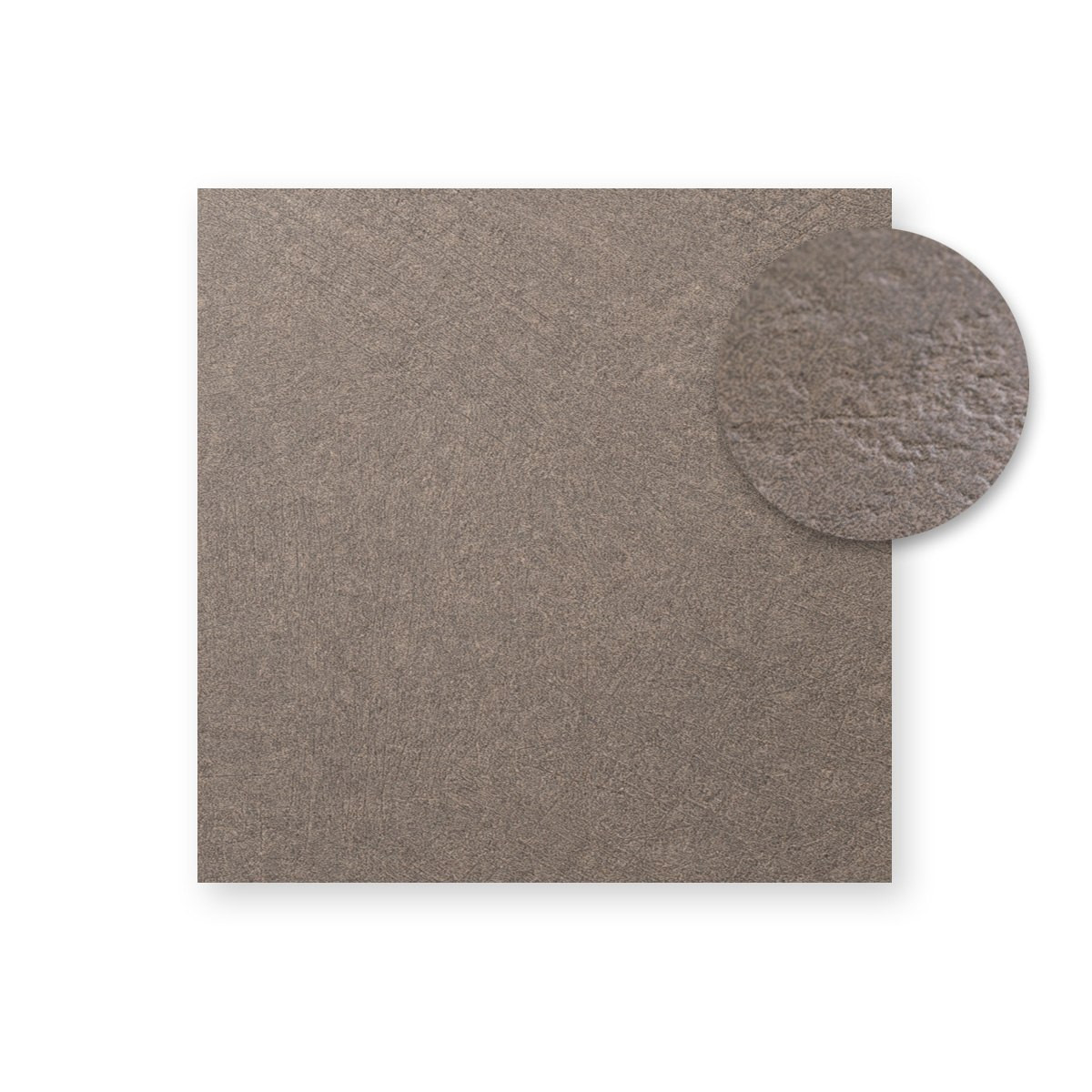 Plateau stratifié HPL 70x70 cm Nardi, finition Tortora Materia